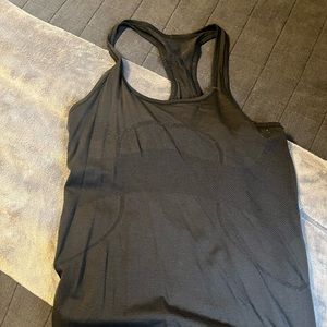 Black Lululemon Swiftly Tech tank top